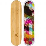 Geometricity Graphic Bamboo Skateboard