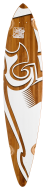 Trurute Surf Pin Tail Longboard