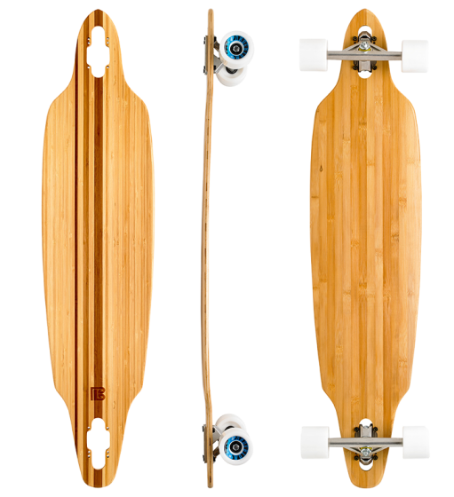 Bamboo Skateboards Planche de Skate Vierge - Pop - Force - Durabilité (8.25