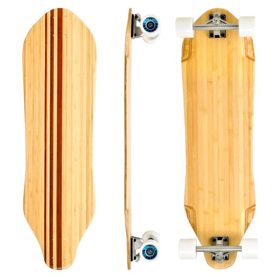 Blank Gator Tail Longboard | Bamboo Skateboards
