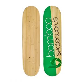 b-Logo Slash Graphic Bamboo Skateboard