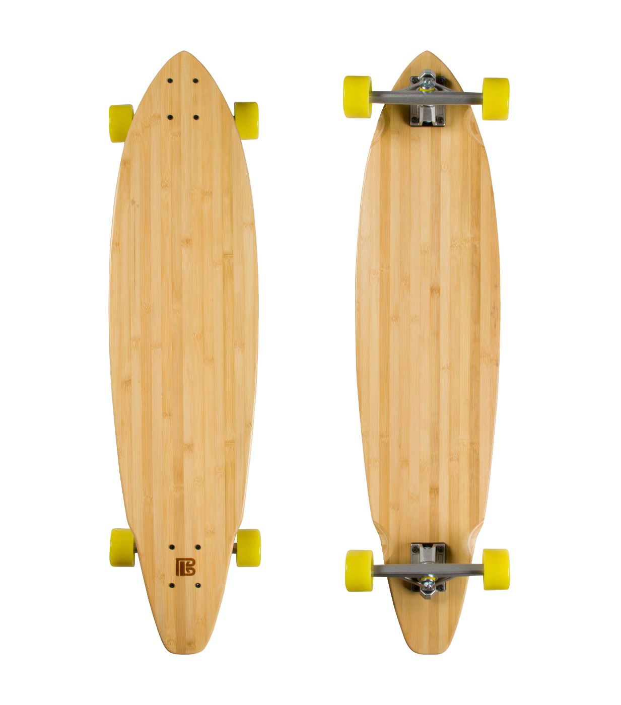 Tiki Man Pin Tail Longboard | Bamboo Skateboards