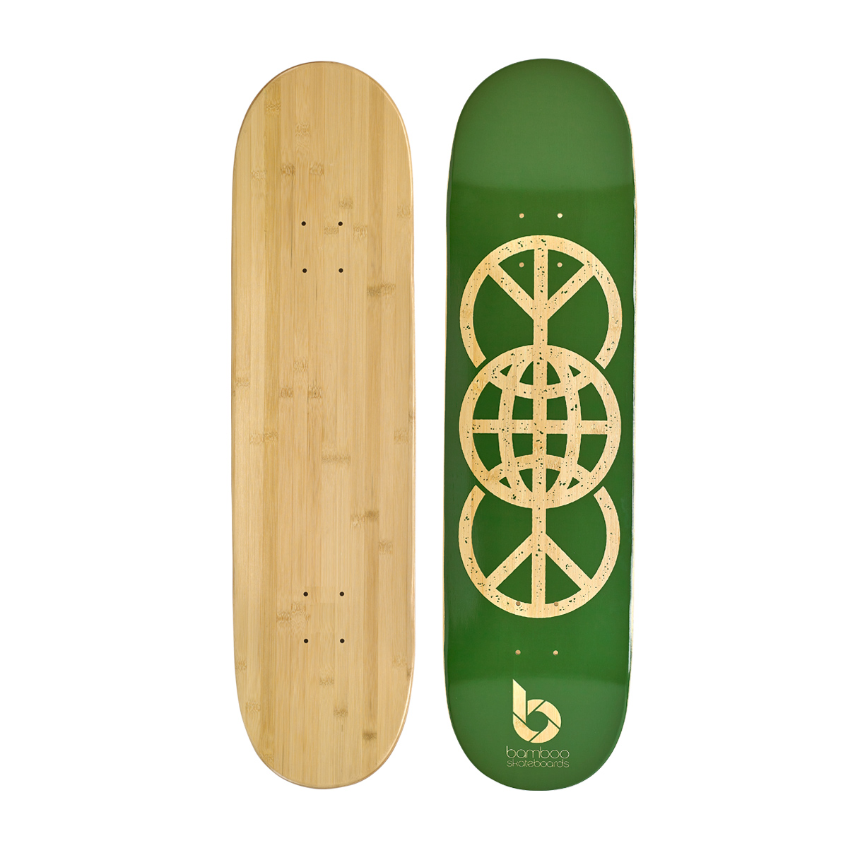 Lasts Longer Than Most Decks! Bamboo Skateboards Graphic Skateboard Deck- More Pop Lighter Stronger